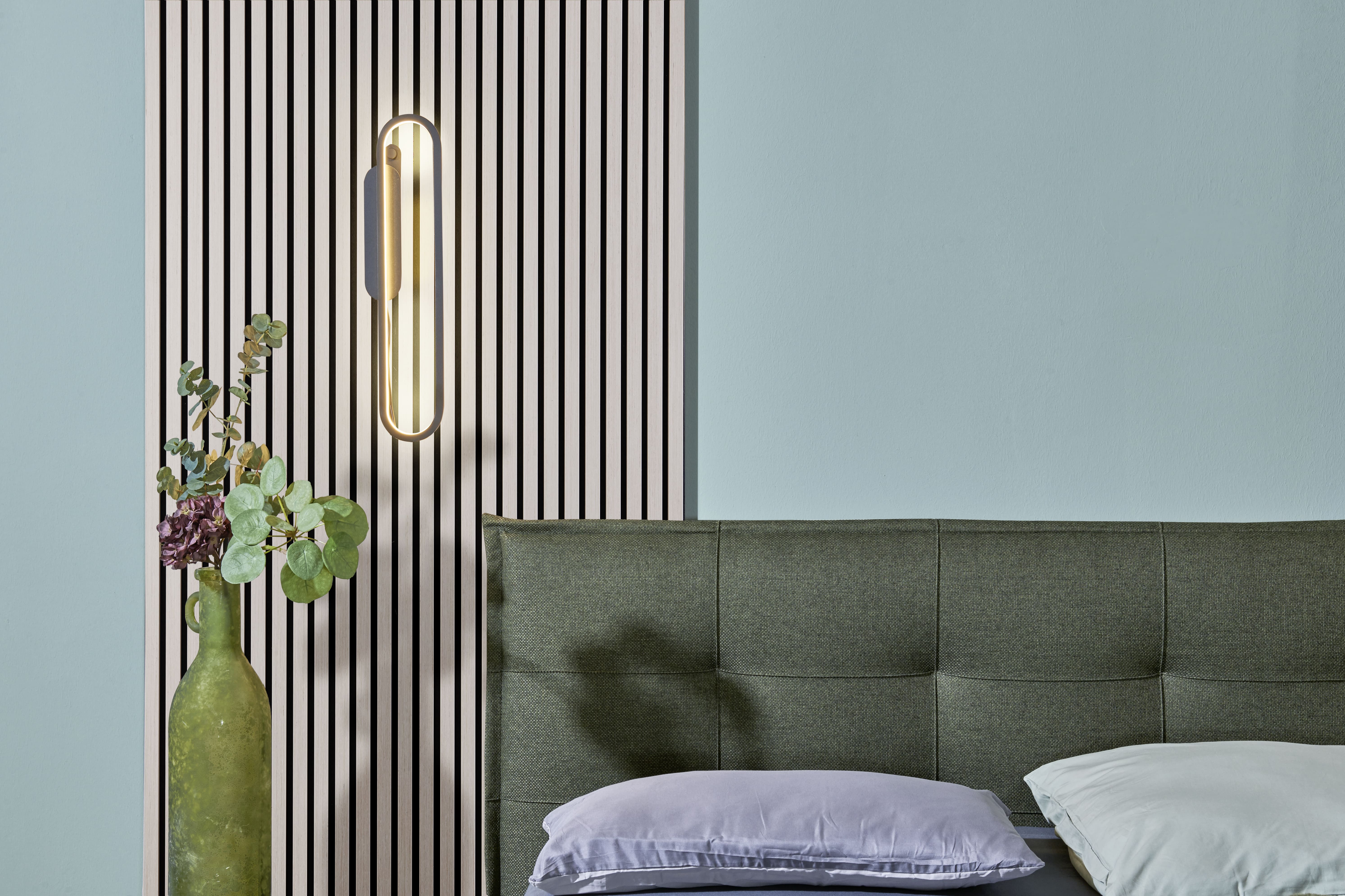 3-Seitiges Akustikpaneel Eiche Weiß (240 cm | 300 cm)